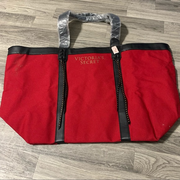 Victoria’s Secret Red Black Limited Edition Tote Bag; OS - Picture 2 of 12